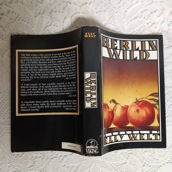 1986 First Edition Berlin Wild Elly Welt World War II Novel W/ Dust Jacket - Picture 2 of 10